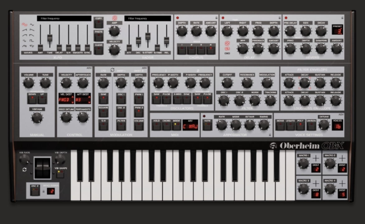 GForce Oberheim OB-X